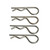 Husky Branded Trailer Hitch Pin Clip | Durable Steel Construction | Easy Install | 1 Yr Warranty