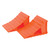 Maximum Grip Wheel Chocks | Set of 2 | High-Impact Plastic | Prevents Tire Rolling
