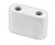 Durable Polar White Door Stop Bumper | Use with T-Style Door Holders | Made in USA