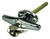 Durable Chrome Plated T-Handle | Replacement for Many Truck Caps & Tool Boxes | Single Sided 751 Style Key