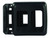 Upgrade Your RV Switch Plate | Black Faceplate for Double Switch | Durable Material