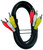 Upgrade Your Audio/Video Setup with 6ft Tri-Cable Jumper | JR Products