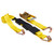 Over Vehicle Tire| 2,000lb Capacity, 6,000lb Break Strength| Ratchet Tie-Down with Cleats