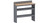 Holman Van Storage System Shelf Unit 43542 Square End Panels; 3 Shelves; Without Dividers; Gray; Steel