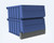Organize Your Van with Holman Van Storage System Shelf Unit | 2 Stackable Blue Bins, Easy Installation