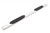 Lund Polished Stainless Steel Nerf Bar | 5 Inch Oval Straight, Rocker Panel Mount | Easy Installation, Supports Up To 350 Pounds | UV and Corrosion-Resistant | With Step Pads