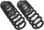 Moog Chassis Coil Spring Set of 2 | Fits 2003-2010 Various Pontiac Saturn Chevy Models | Variable Rate Springs