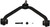 Moog Chassis Control Arm RK80068 R-Series; OE Replacement; With Ball Joint; With Bushings