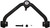 Moog Chassis Control Arm RK80068 R-Series; OE Replacement; With Ball Joint; With Bushings
