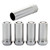 McGard Chrome Plated Wheel Lock Set | 14x1.5 Lug Nut Lock for Alloy Wheels | Made in USA, Precision Design