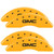 Custom Yellow GMC Logo Caliper Covers | Clip-On | Set of 4