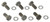 High Strength Moroso Auto Trans Flexplate Bolt | Grade 8 Steel, 7/16 Inch Thread | Chevy V8/V6 Blocks