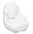 Moeller Marine Bucket Style Boat Seat | UV-Resistant Vinyl | White, Non-Adjustable, Non-Foldable