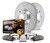 Upgrade your braking power with Power Stop Z36 Truck & Tow Brake Kit | Fits various 2012-2019 GMC Sierra HD & Chevrolet Silverado HD models | Extreme performance, noise-free, and dust-free formula