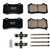 Power Stop Brake Pad Z23-1053 Z23 Evolution Sport; FMSI Number D1053; Carbon Fiber Infused Ceramic; Set Of 4; With Hardware