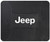 Ultimate Jeep Logo Utility Mat | Molded Rubber | Black | Flat Edges
