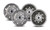 Ultimate Protection for Ford E-350 | Polished Stainless Steel Wheel Simulator Set