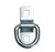 Pacific Cargo D-Ring | Heavy Duty 1667lb Weight Rating | Bolt-On Clip | Silver