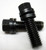 Proform Parts Exhaust Header Bolt 66751 Universal; 3/8 - 16 Inch Thread Size; 3/4 Inch Length; Locking Bolt; Hex Head; Black Oxide; Steel; With Wedge Locking Washers; Set Of 12