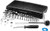 Ultimate Performance Tool Socket Set | Fits 1/4 Inch & 3/8 Inch Drive | Standard/Metric Hex Sockets | Incl. Ratchet, Extension, Spin Disc | Blow Molded Case | Set of 40