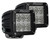 Rigid D2-Series LED Fog Lights | 6 LED Clear Bulb | 42W | Surface Mount | Set of 2 | Off-Road Only