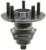 Raybestos Brakes Wheel Bearing & Hub Assembly | Professional Grade, OE Replacement, ABS Sensor, Compact & Maximized Bearing Life