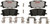 Premium Hybrid Brake Pads | 2004-2009 Lexus RX400h,RX330,RX350 Toyota Highlander | Quiet Operation, Superior Stopping Power