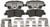 Quiet & Powerful Brake Pad Set for Hyundai Elantra,Sonata,Accent | Kia Amanti,Optima,Soul 07-15