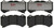 Element3 Brake Pads | Quiet & Powerful | Hybrid Technology | Set of 4