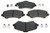 Quiet & Smooth Brake Pads | Dodge, Chrysler, Jeep, VW | R-Line Metallic | Set of 4 | OE Replacement
