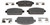 Raybestos R-Line Brake Pads | Ceramic OEM Replacement Set of 4 | Premium Layered Steel Shim