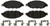 Upgrade your Infiniti QX60,JX35 brake system | Raybestos OE Ceramic Brake Pads | Street Use | Includes Mounting Hardware