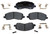 Raybestos Ceramic Brake Pad Set | Noise Reduction | Vibration Control | OE Design | OEM Fitment