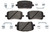 High Performance Ceramic Brake Pads | Fits 2003-2008 Pontiac Vibe Toyota Matrix Corolla | Noise Reduction | Raybestos R-Line