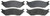 Raybestos Brakes Brake Pads 2004-2007 | E-150 Club Wagon, E-150 | Quiet, OE Quality, Semi-Metallic