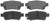 Quiet, Durable Brake Pads | 2005-2010 Honda Odyssey | Ceramic Material