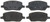 Silent & Reliable Brake Pads-Fit Various Models 05-17|Buick, Chevy, Pontiac|OE Ceramic|95% Coverage|Noise Reduction|Raybestos Brakes