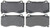Raybestos Semi-Metallic Brake Pads | OE Replacement | Noise Reduction | Set of 4
