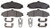 Raybestos Brakes Brake Pad SP731XPH Specialty - Street Performance; OE Replacement; Metallic; With Hardware