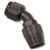 Sleek Black -6 AN Hose End | Lightweight & Reusable | 45 Degree Elbow Fitting