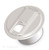 RV Designer Electrical Cord Hatch | Universal Round 5x3 in. | UV Protected, Non Lockable, Easy Install