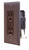 RV Designer Self Contained Dual Receptacle | Reliable & Durable | Brown, Cover Plate | Limited Lifetime Warranty