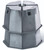 Bulletproof Jack Pad | 6000 lbs Capacity | Lightweight Polycarbonate | Slate Gray