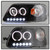 Ultimate Upgrade | 1997-2004 Ford: F-150,F-150 Heritage,Expedition | Projector Beam Halogen Bulb Headlights with LED Halo | Improved Visibility | Set of 2