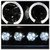 Ultimate Upgrade | 1997-2004 Ford: F-150,F-150 Heritage,Expedition | Projector Beam Halogen Bulb Headlights with LED Halo | Improved Visibility | Set of 2