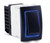 Sierra Marine 12V 20A Rocker Switch | Blue Lighted Rectangular Switch, IP68 Sealed, DPDT