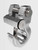 BOLT Locks Strattec Security Tow Hook 7039049 10000 Pound Capacity; Locking Type; For 7/8 Inch Bumper Tabs/Winches/Recovery Ropes; Silver; Aluminum; Single; Opens With Vehicle Ignition Key; For Dodge/Jeep/Ram Keys