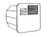 Durable Colonial White Water Heater Access Door | Compatible with Suburban 6 Gallon Heater