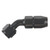 SpeedFX -6AN 45° Black Aluminum Hose End Fitting | Full Swivel, Reusable, Leak Proof Seal, Made in U.S.A