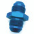 Lightweight Aluminum -6AN Flare Union | Blue Finish | Leak Proof Seal | Made in U.S.A